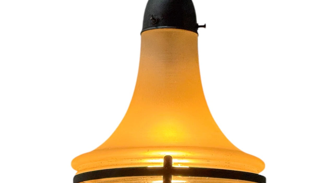 Art Nouveau Luzette Pendant Lamp by Peter Behrens for Siemens, 1900s